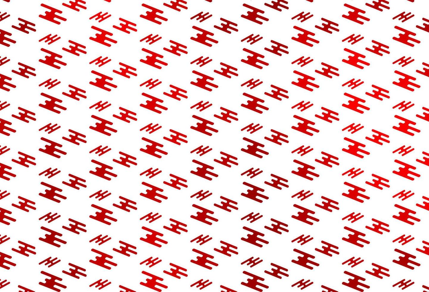 pano de fundo vector vermelho claro com linhas longas.