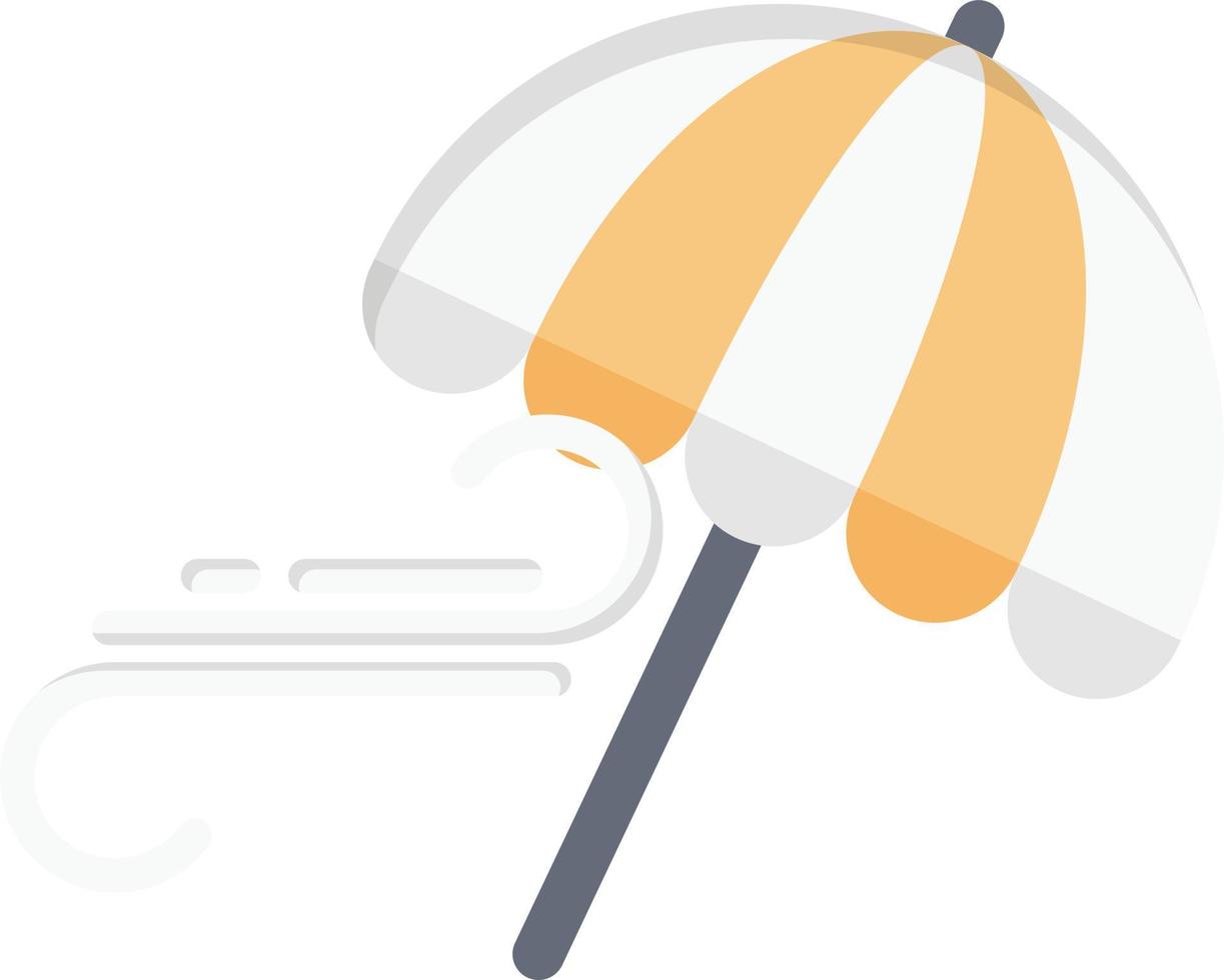 ilustração vetorial de vento guarda-chuva em ícones de símbolos.vector de qualidade background.premium para conceito e design gráfico. vetor