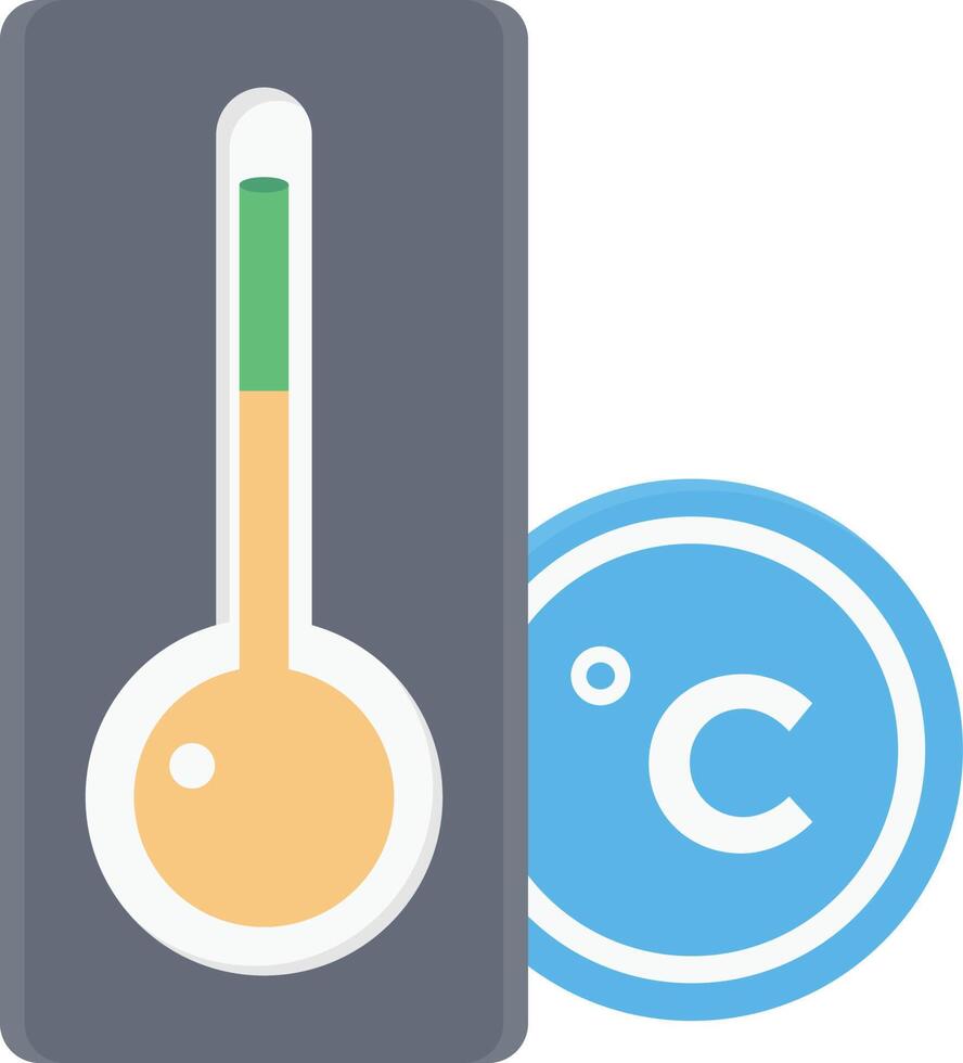 ilustração em vetor temperatura celsius em ícones de uma qualidade background.premium symbols.vector para conceito e design gráfico.