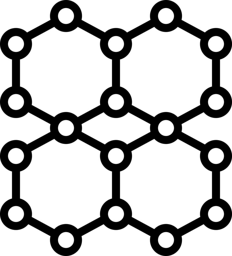 ícone de linha para matéria vetor