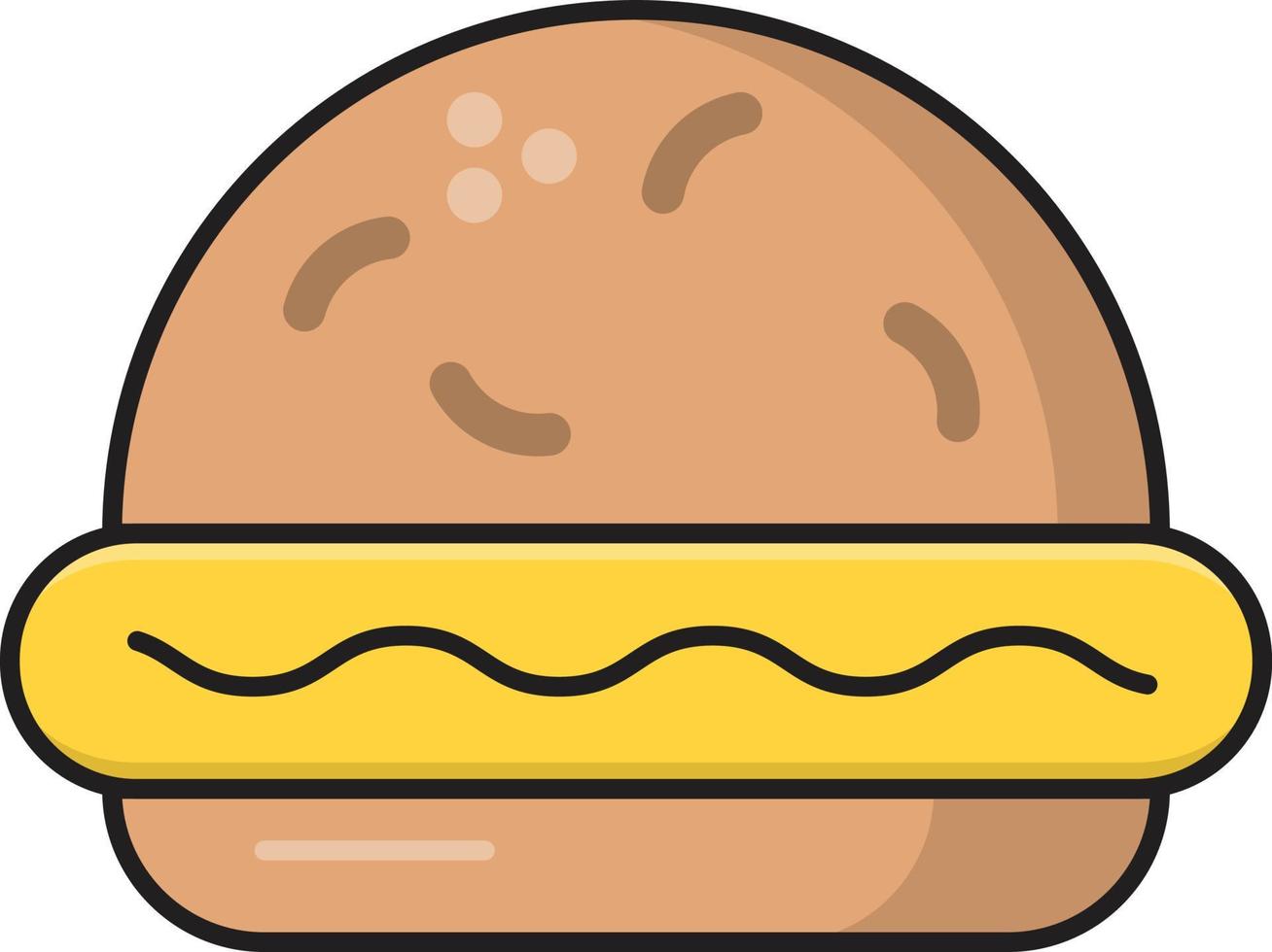 ilustração vetorial de hambúrguer em ícones de símbolos.vector de qualidade background.premium para conceito e design gráfico. vetor