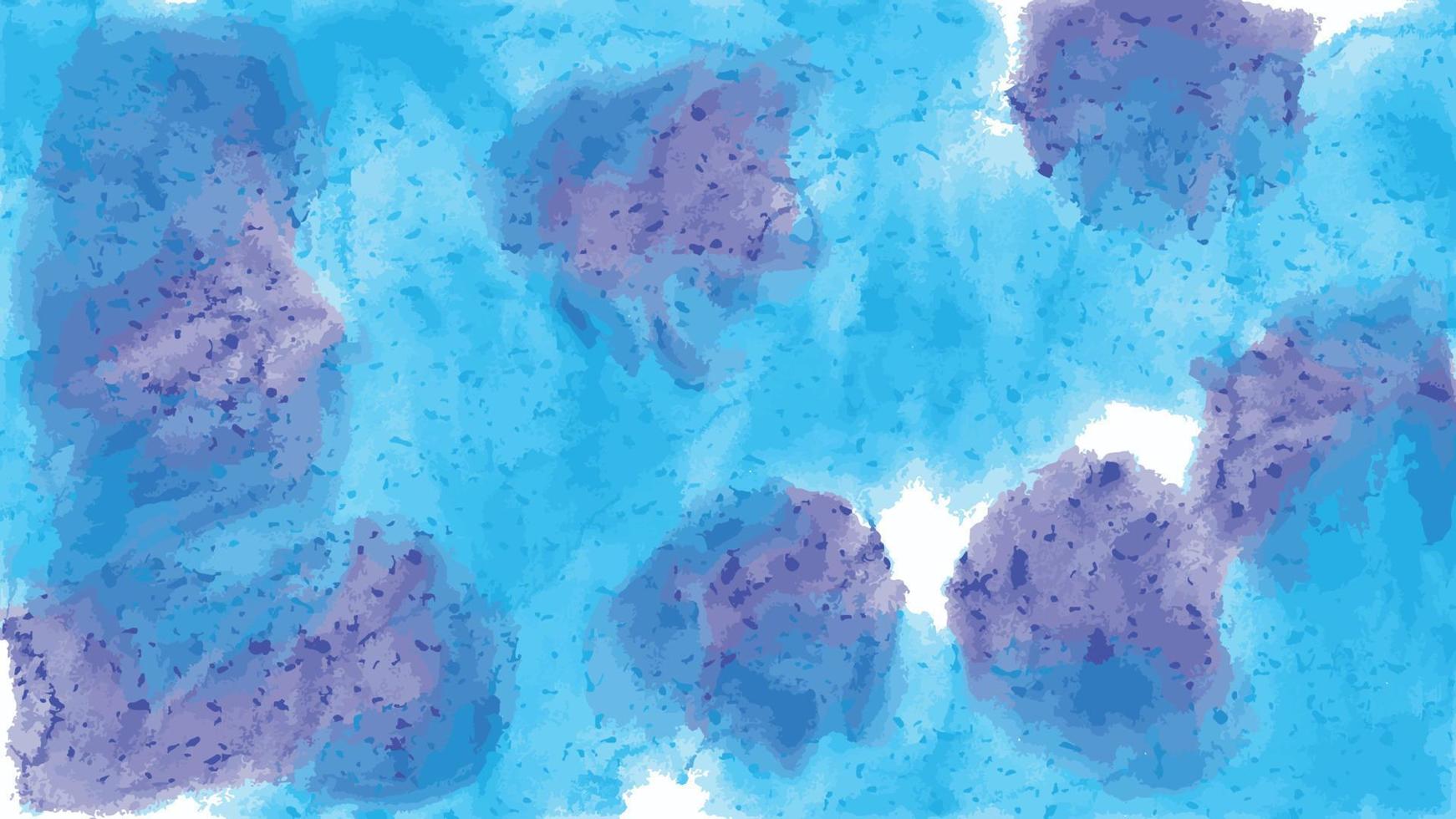 plano de fundo texturizado de folha azul aquarela. papel de parede abstrato aquarela vetor