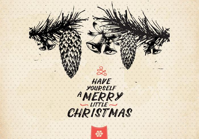 Jingle Bells e Pine Cones Vector