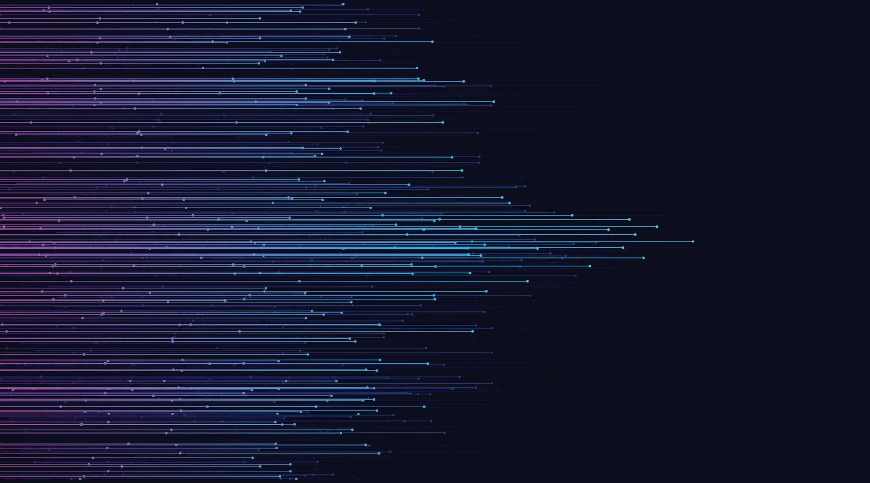 fundo abstrato de big data movendo linhas de luz, conexão de dados de velocidade, velocidade de transmissão complexa, velocidade de tecnologia futura. vetor eps10.