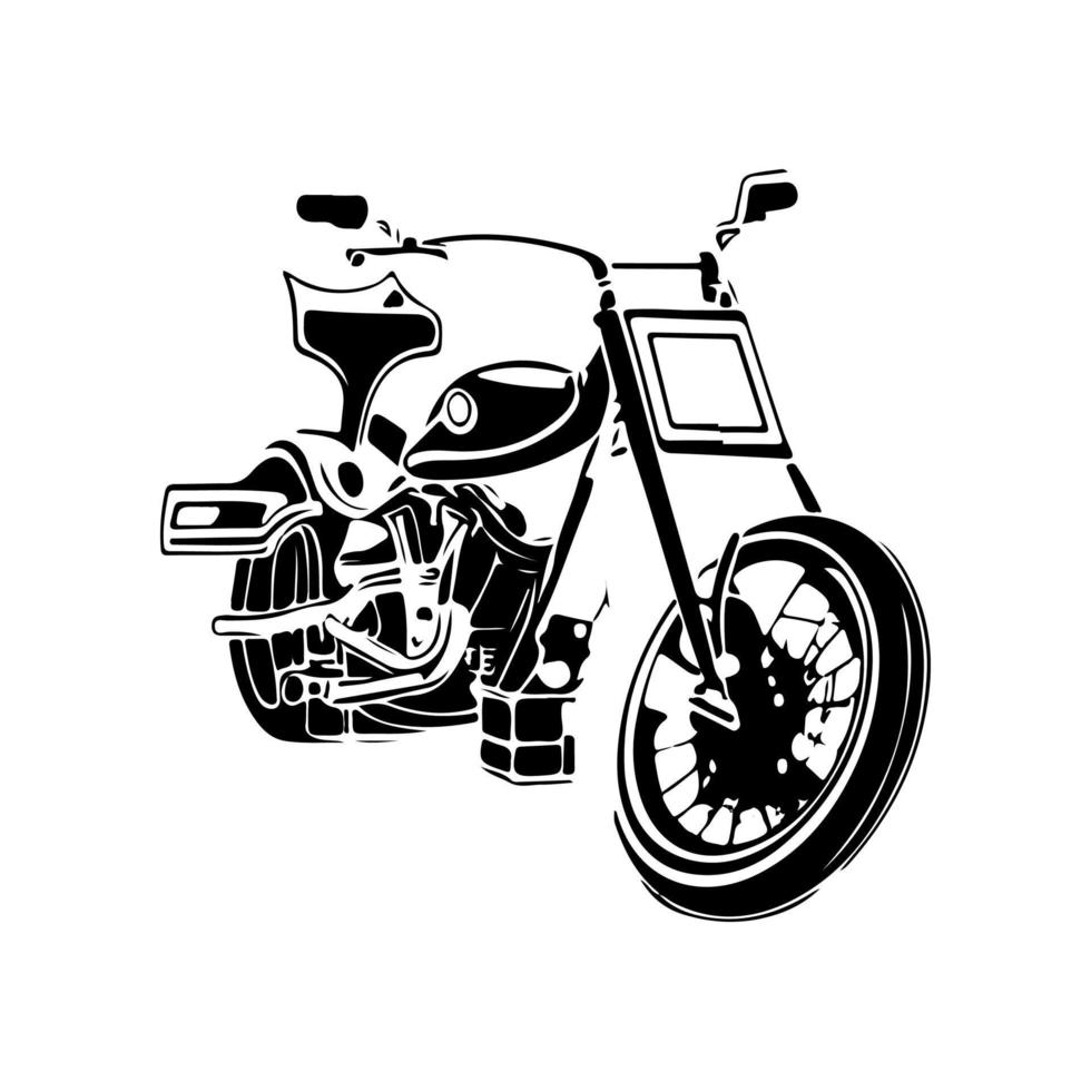 vetor de logotipo de motocicleta.