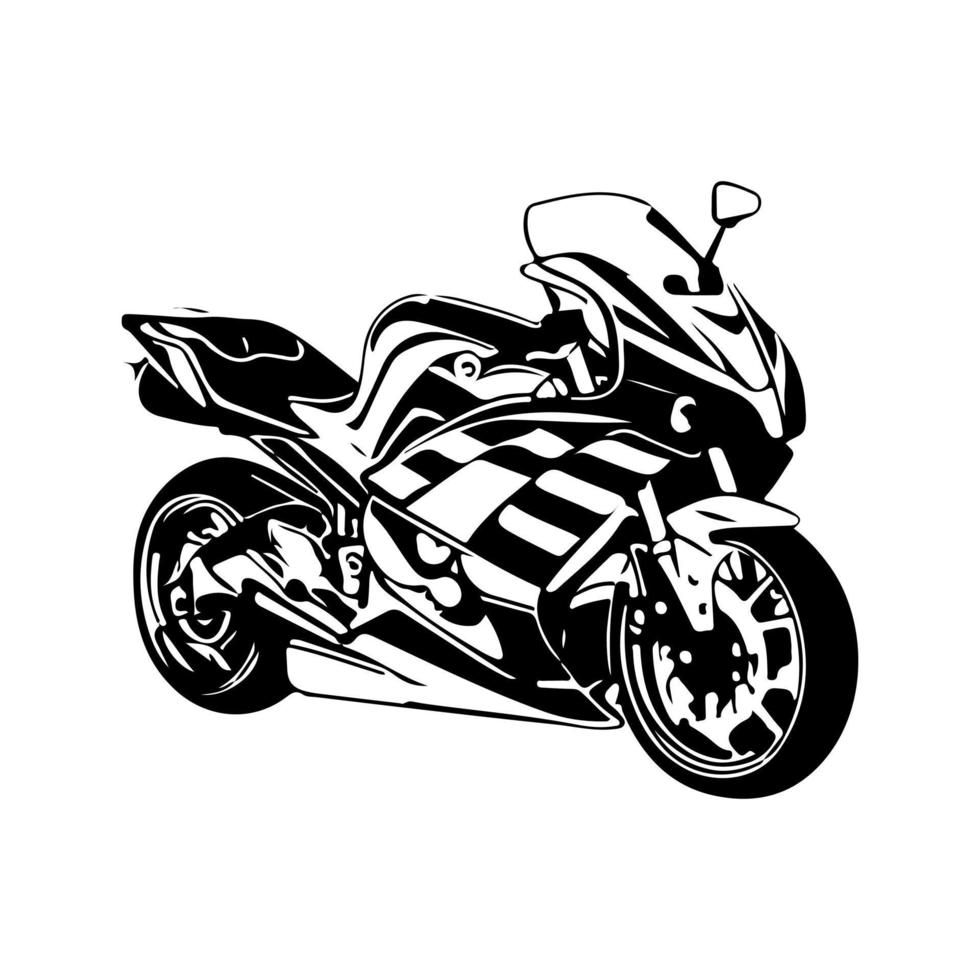 vetor de logotipo de motocicleta.