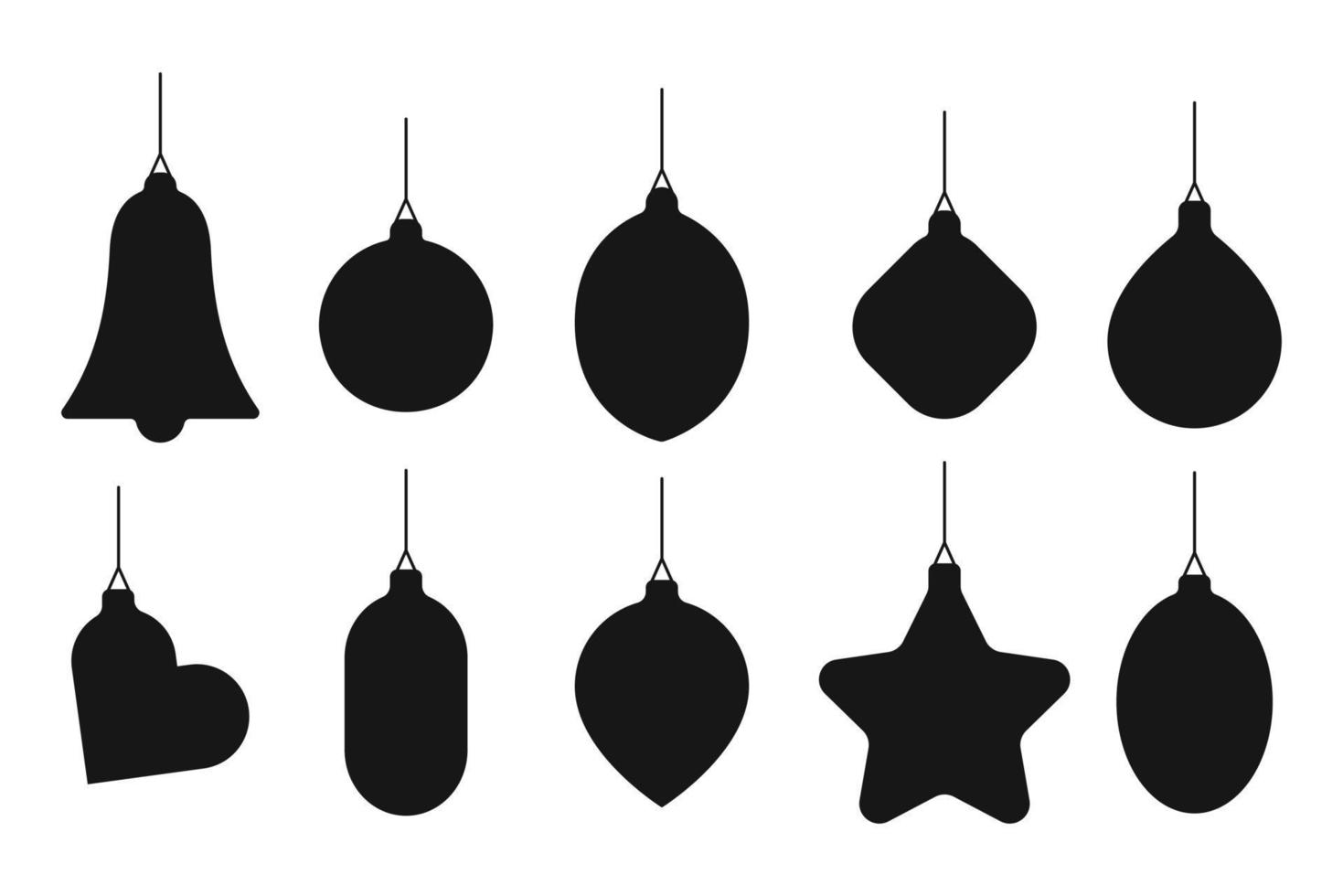 vetor de clipart de ornamento de decoração de natal