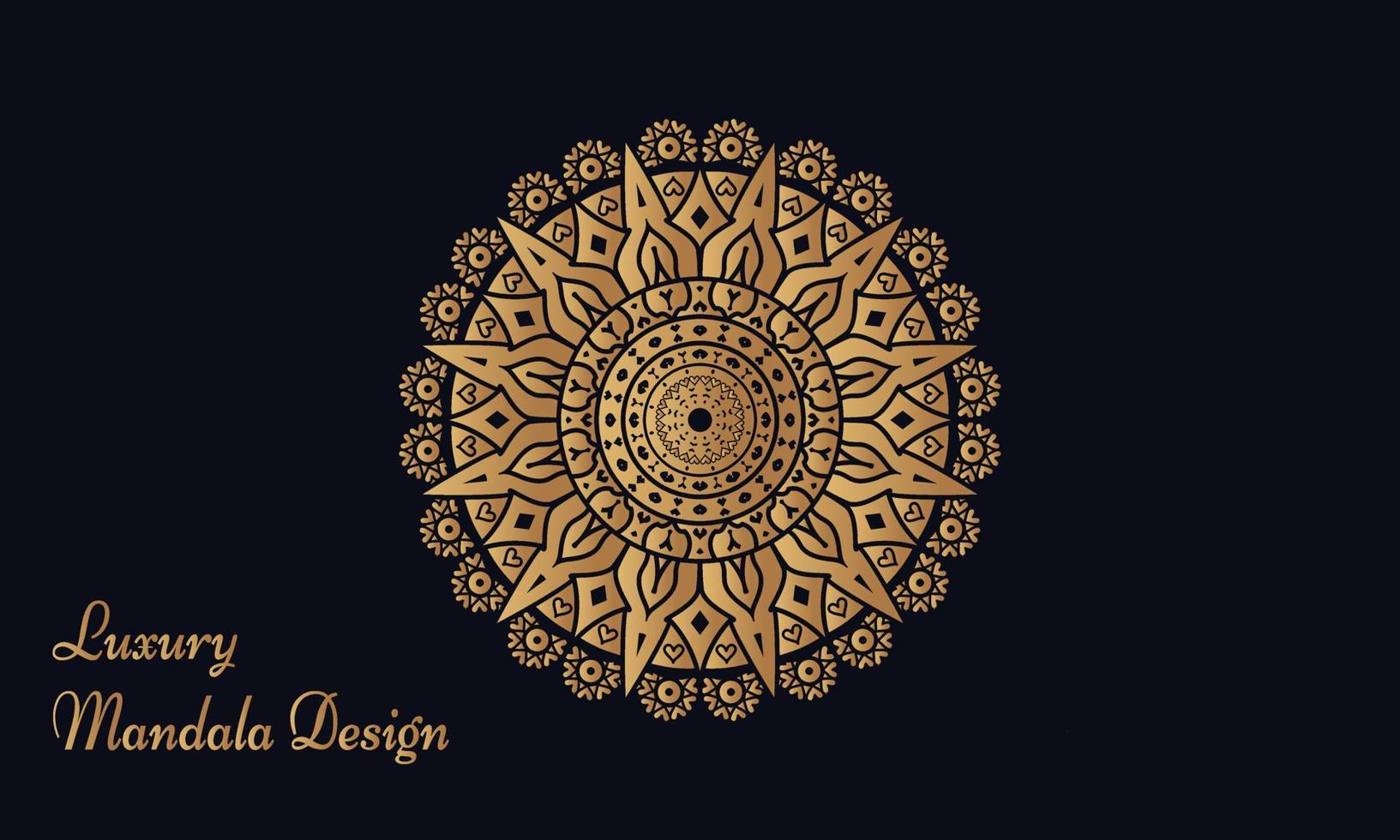 design de mandala de luxo vector background design de padrão floral abstrato vintage