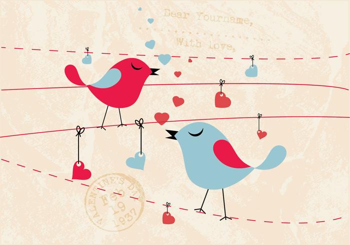 Tweeting Vector de aves cantoras