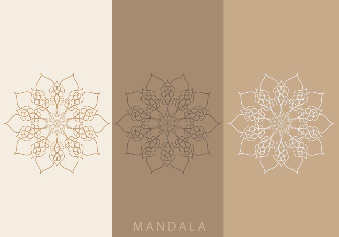 padrão de luxo no fundo. modelo de mandala vetorial. elementos de design. motivos tradicionais turcos e indianos. ótimo para tecido e têxtil, papel de parede, embalagem ou qualquer ideia desejada e design colorido vetor