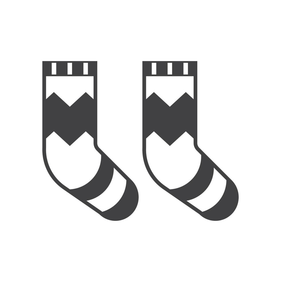 ícone de meias de linha fina vetor