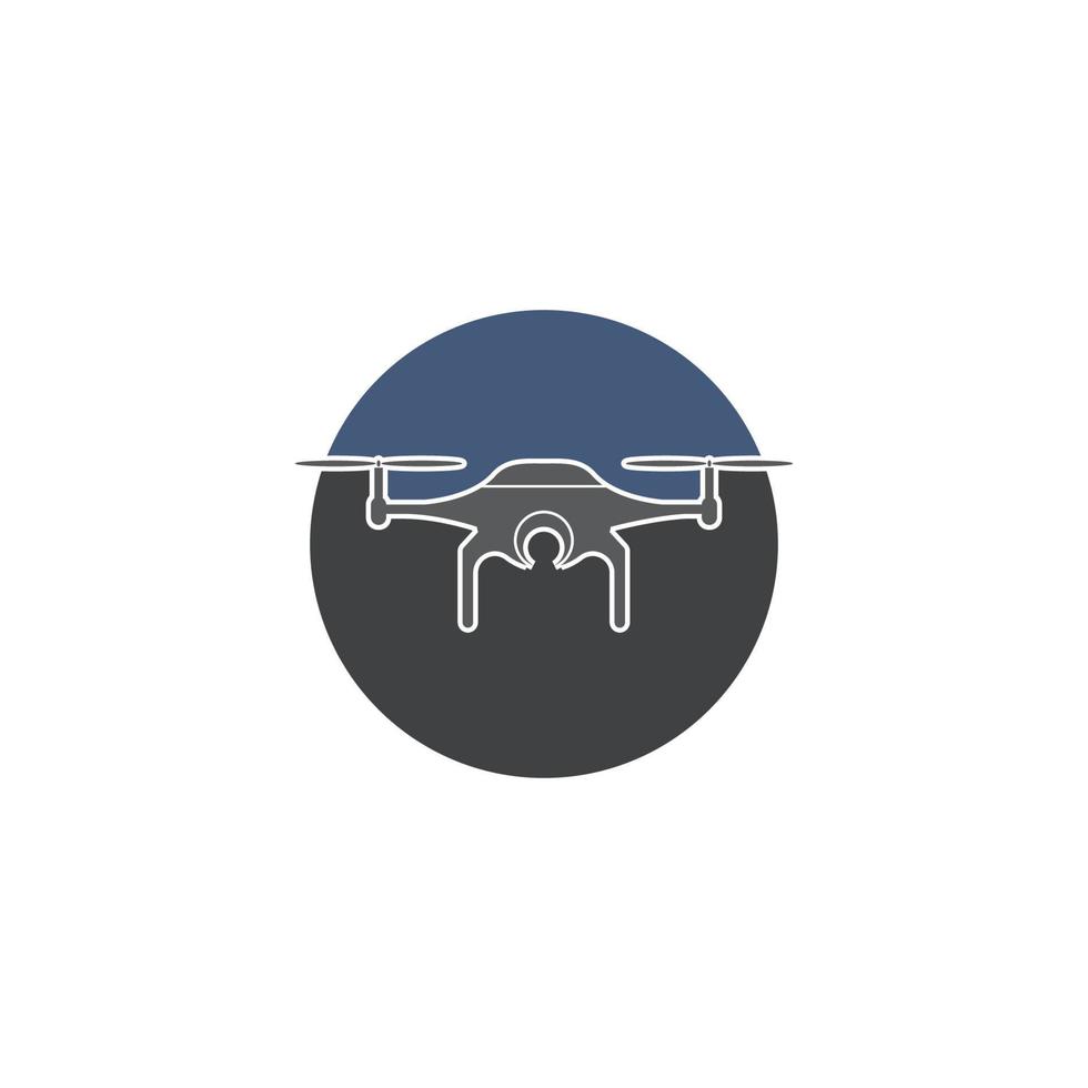 vetor do logotipo do drone