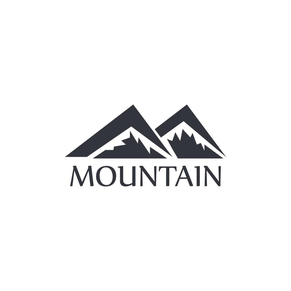 vetor de logotipo de montanhas