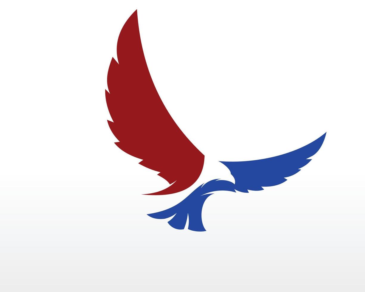 design de logotipo de águia. inspiração de vetor de design de logotipo de águia voadora