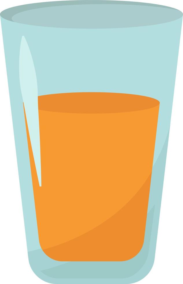 suco de laranja, ilustração, vetor em fundo branco