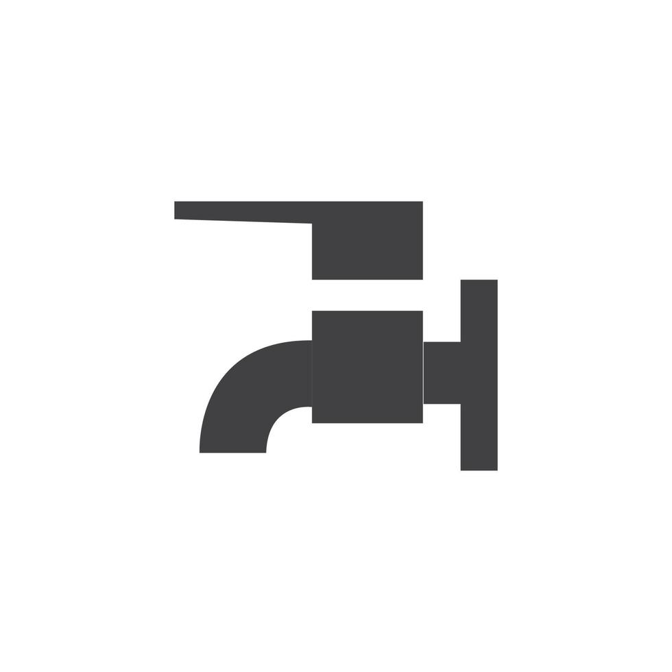 ícone do logotipo das torneiras vetor