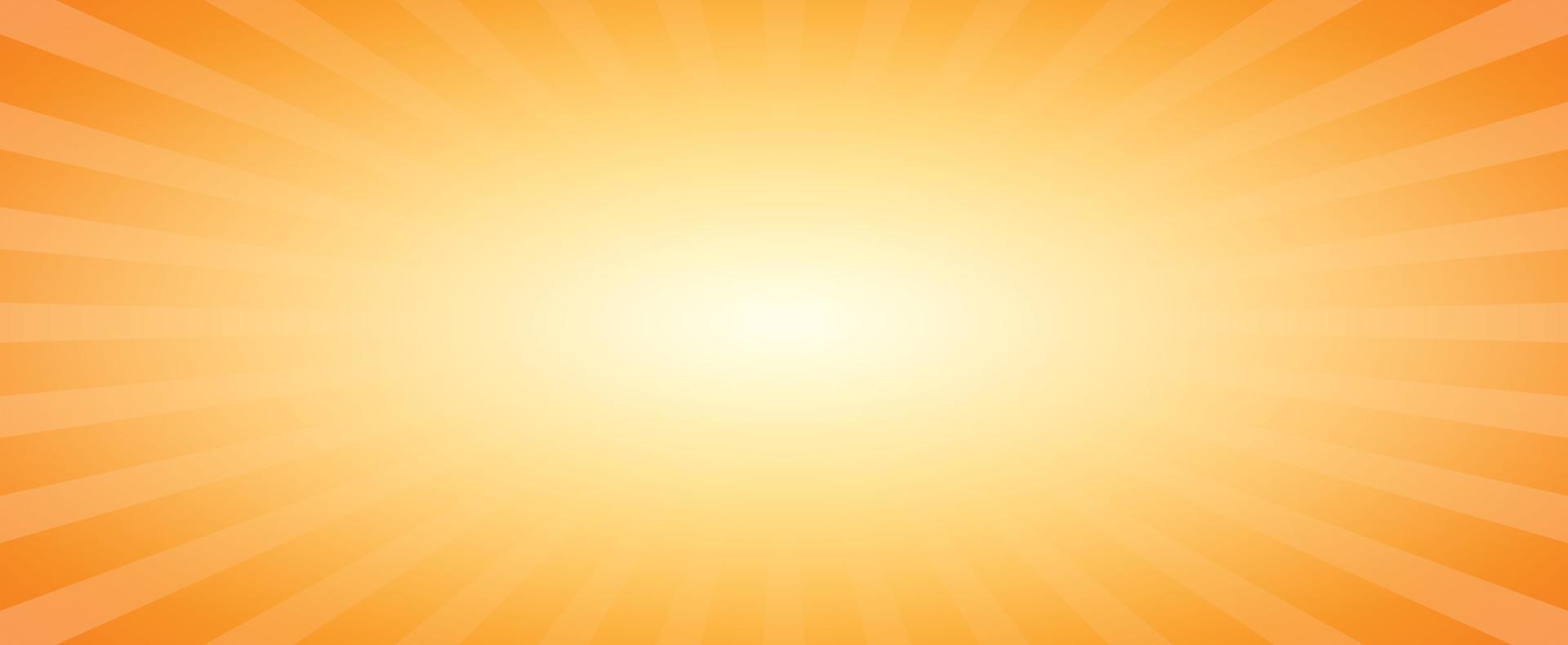fundo de vetor gráfico de sol de verão quente