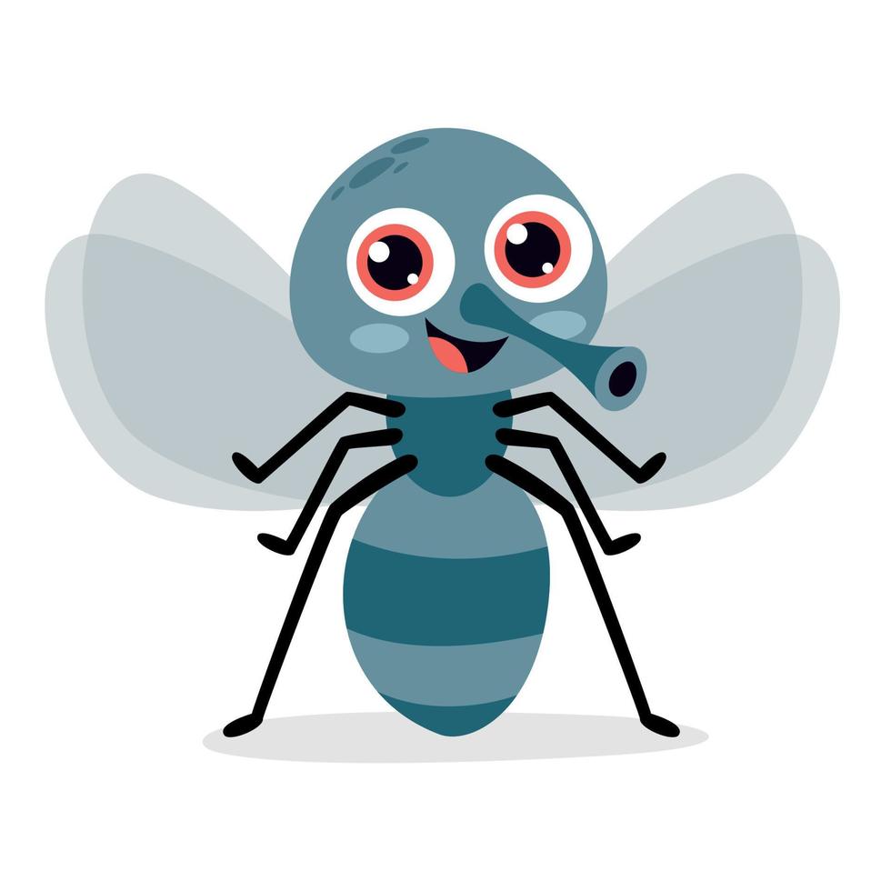 ilustração de um inseto de mosca vetor