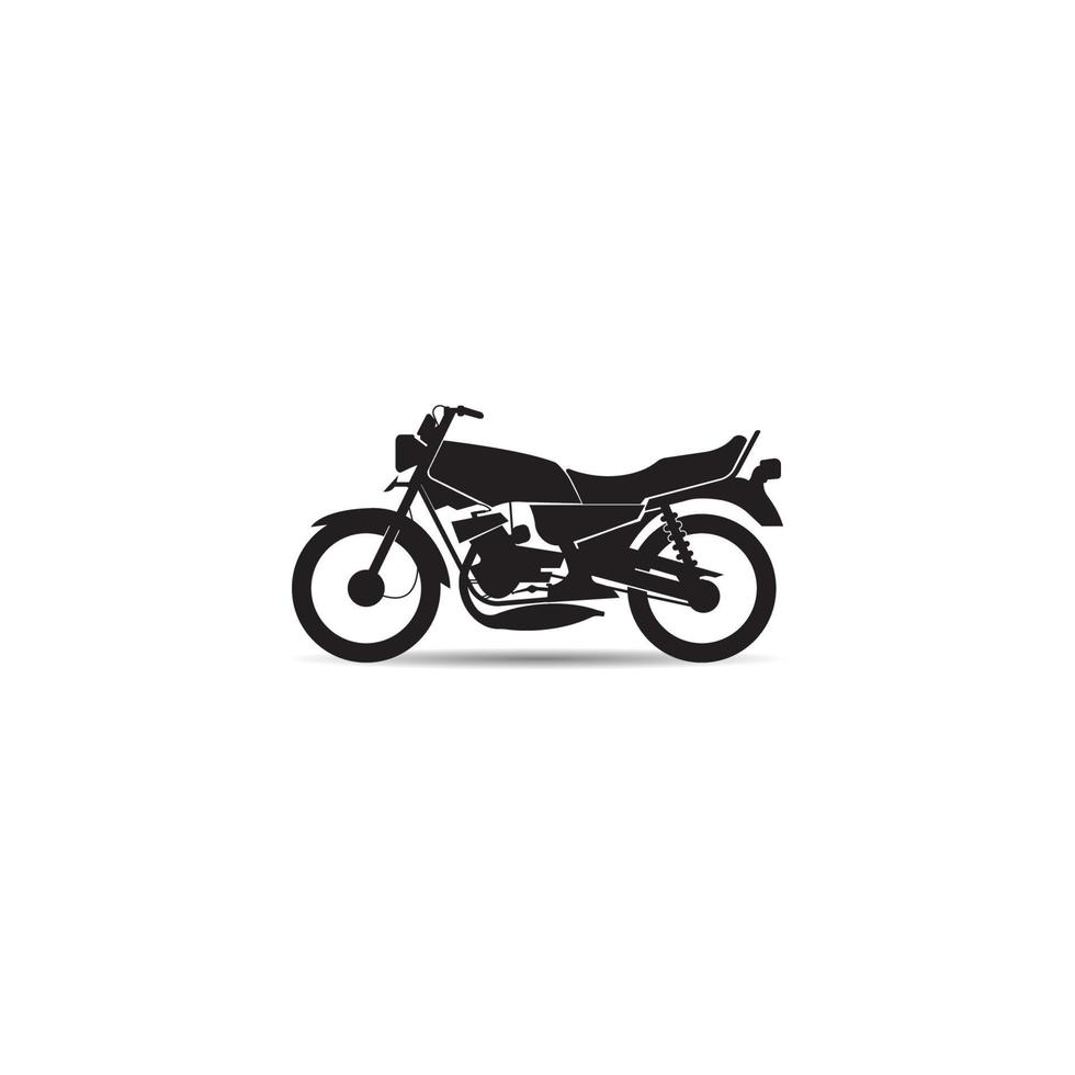 logotipo de ilustração de design de vetor de ícone de motocicleta