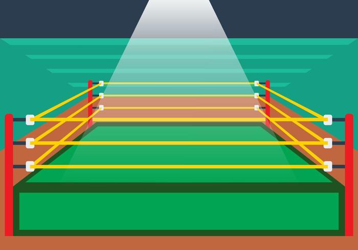 Ilustração de Wrestling Ring vetor