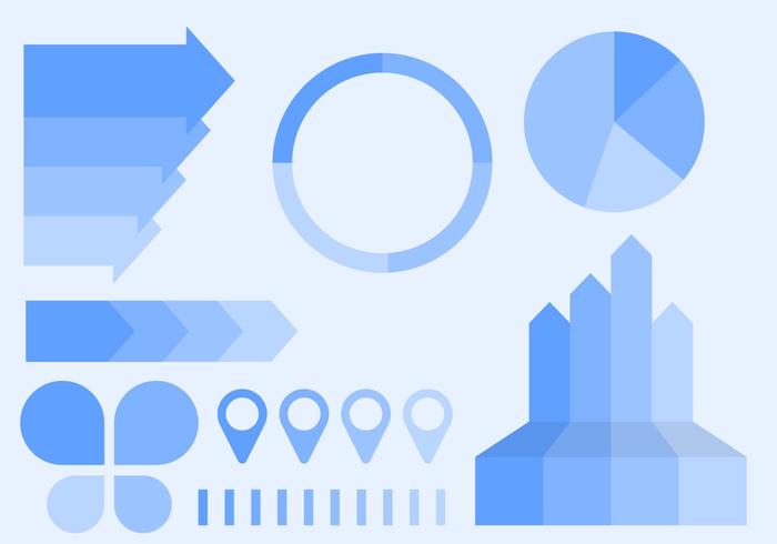 Vector de Elementos Infográficos Grátis