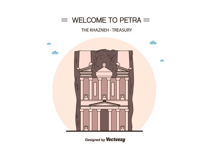 Fundo do vetor Petra
