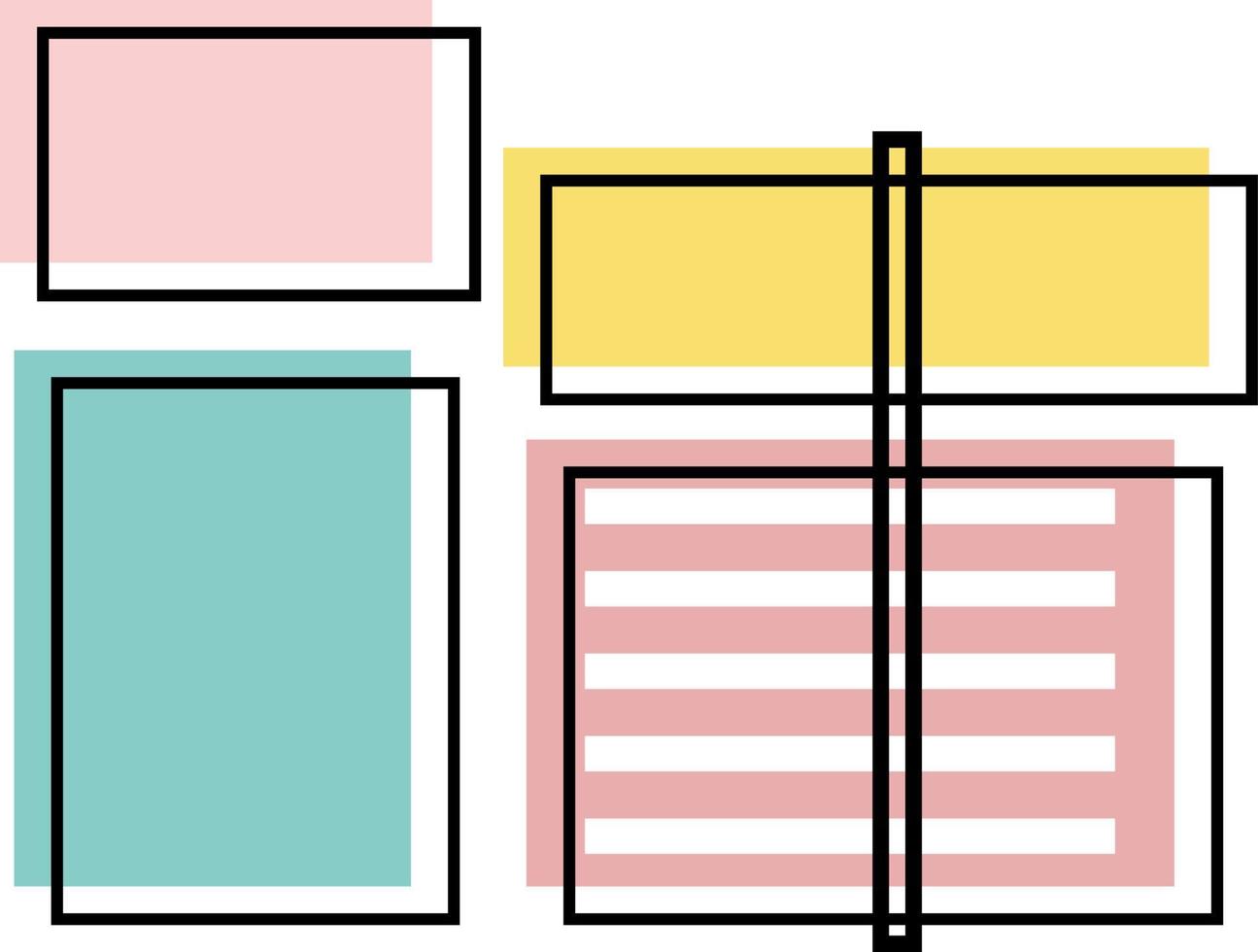caixas de presente multicoloridas, ilustração de ícone, vetor em fundo branco