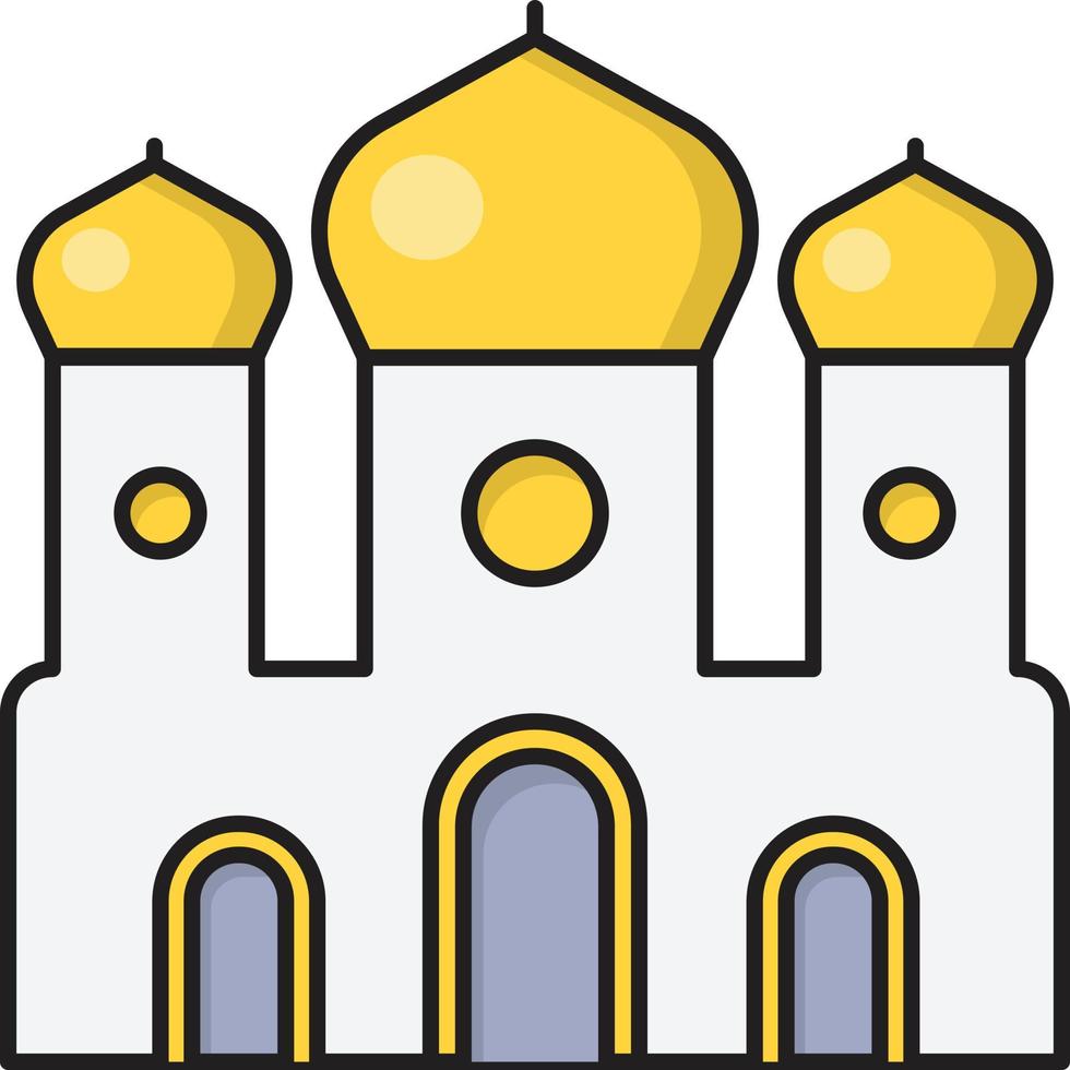 ilustração vetorial de mesquita em ícones de símbolos.vector de qualidade background.premium para conceito e design gráfico. vetor