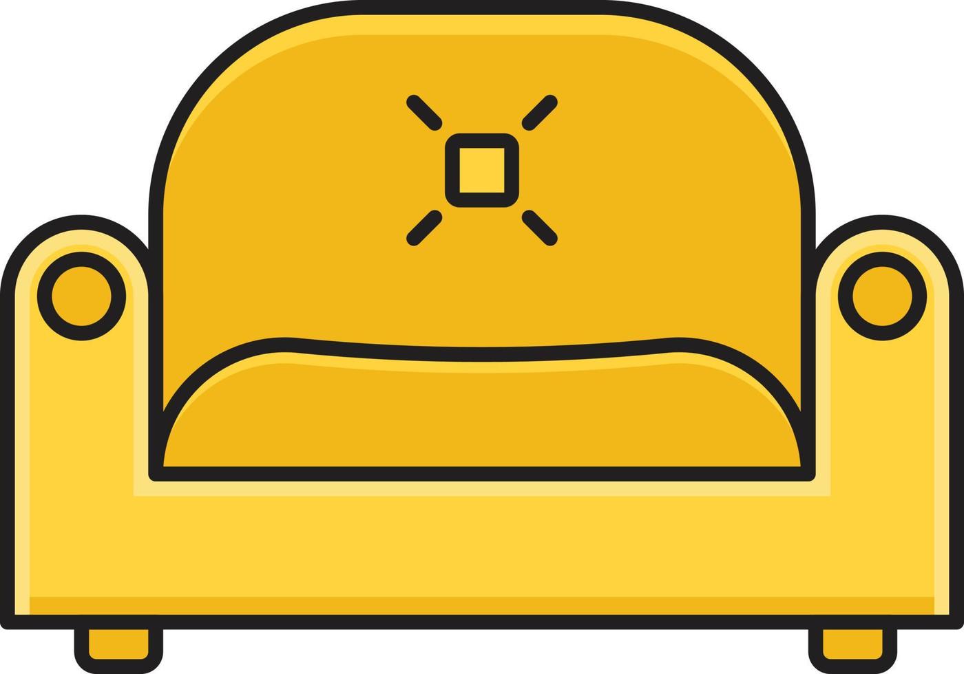 ilustração vetorial de sofá em ícones de símbolos.vector de qualidade background.premium para conceito e design gráfico. vetor