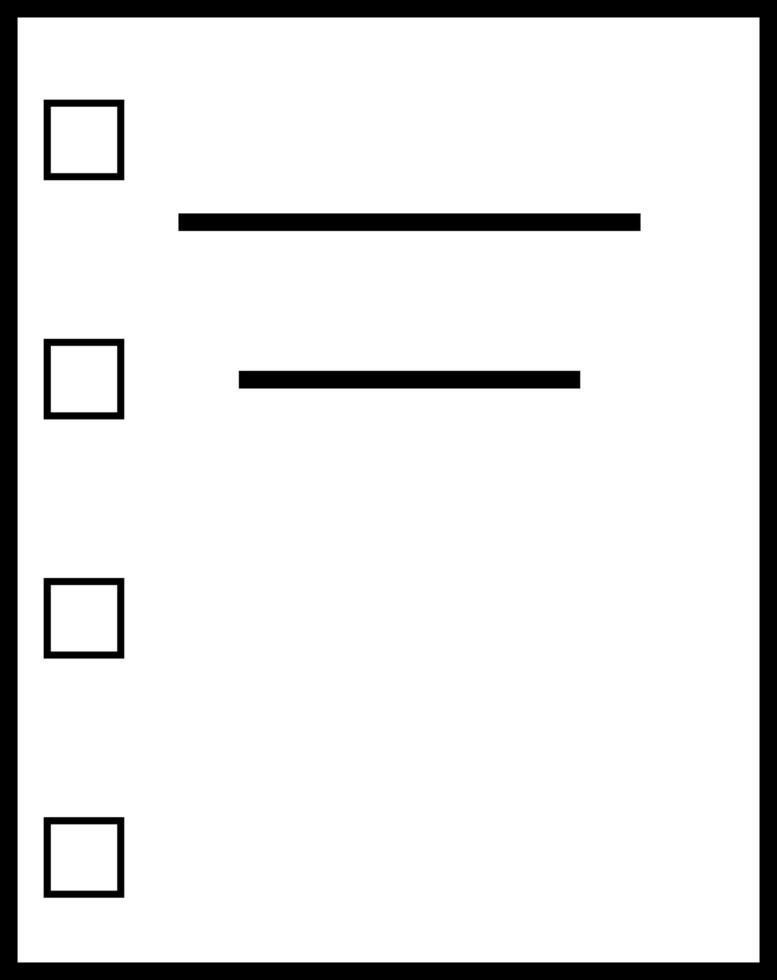 caderno escolar simples, ilustração de ícone, vetor em fundo branco