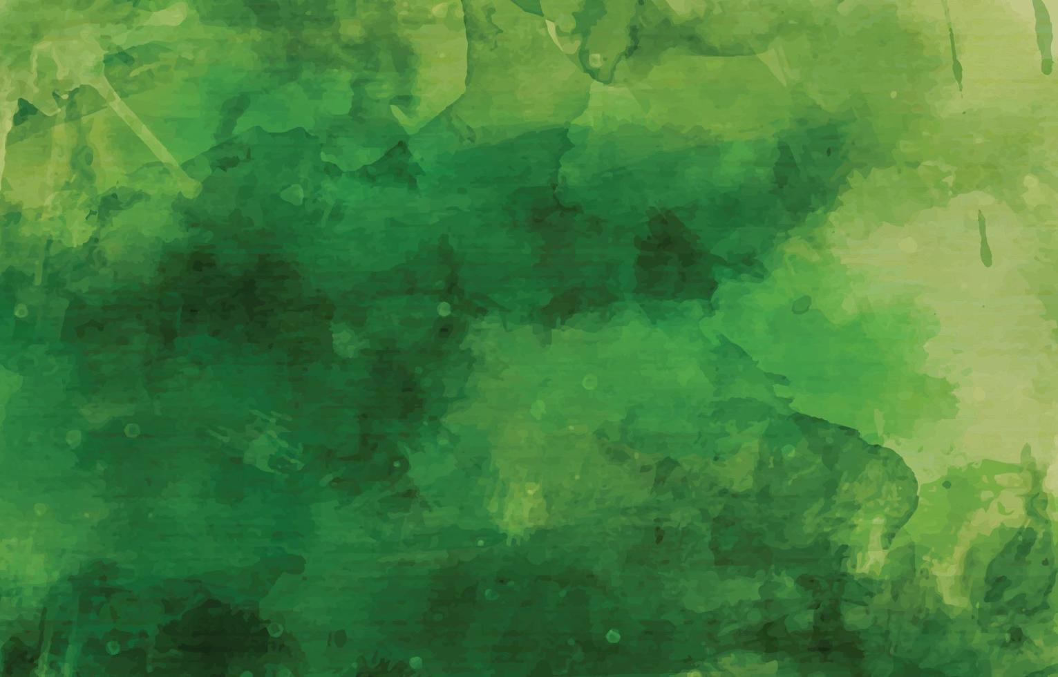 conceito de aquarela de textura verde vetor