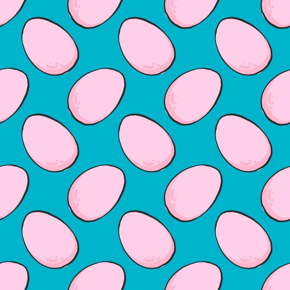 padrão de ovos, ilustração, vetor em fundo branco