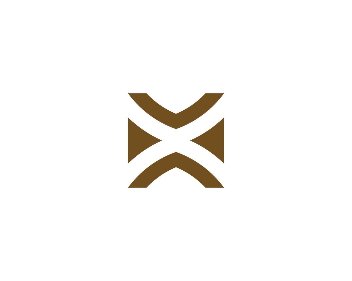 x modelo de vetor de design de logotipo
