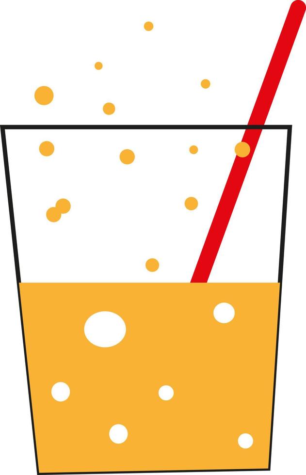 suco de verão, ilustração, vetor em um fundo branco.