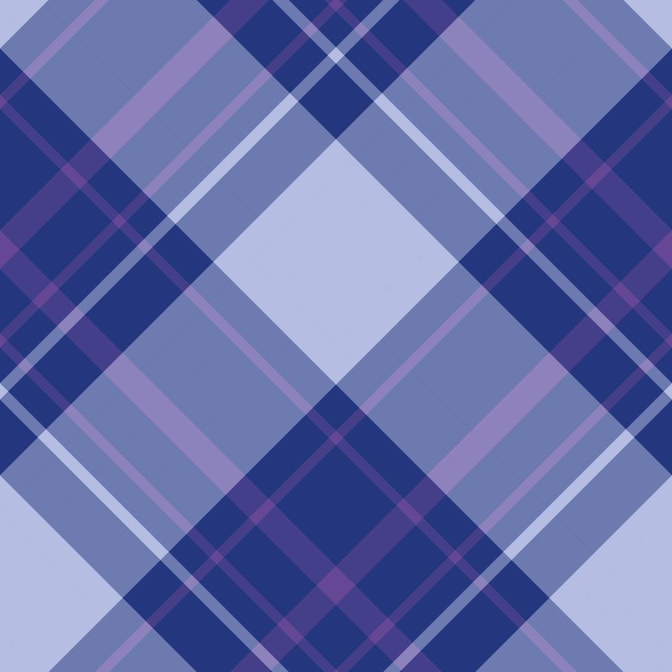 padrão sem costura em cores simples de noite azul e violeta para xadrez, tecido, têxtil, roupas, toalha de mesa e outras coisas. imagem vetorial. 2 vetor