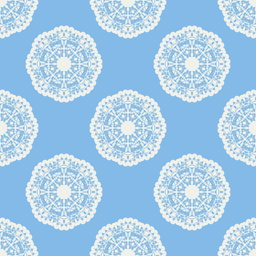 quatrefoil sem costura padrão geométrico, fundo, ilustração vetorial em azul menta, cor turquesa suave e branco. vetor