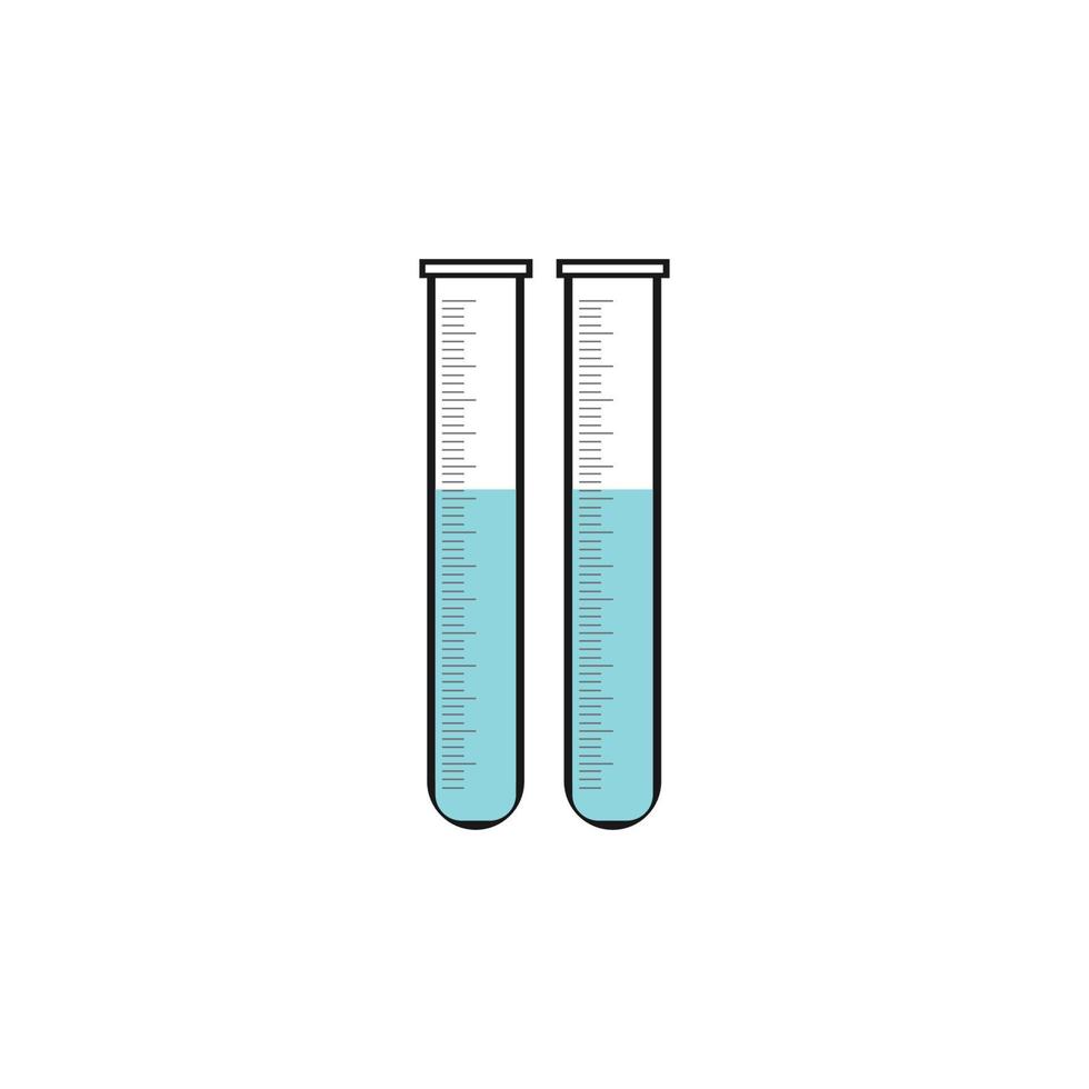 vetor de ícone de vidro de laboratório