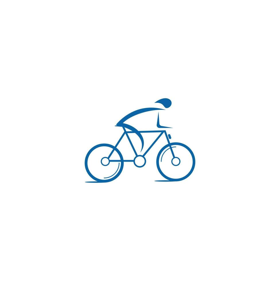 design de logotipo de vetor de bicicleta. identidade de marca corporativa da loja de bicicletas. logotipo da bicicleta.