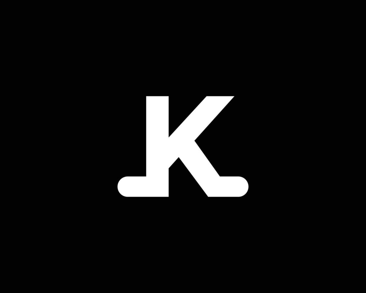 modelo de vetor de design de logotipo k