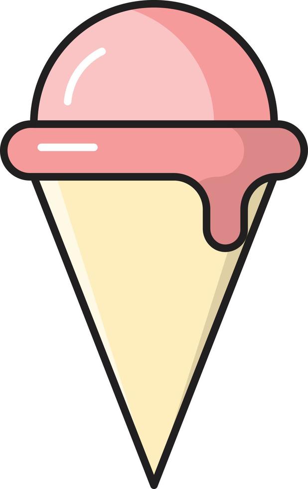 cone ilustração vetorial em uma qualidade background.premium icons.vector ícones para conceito e design gráfico. vetor