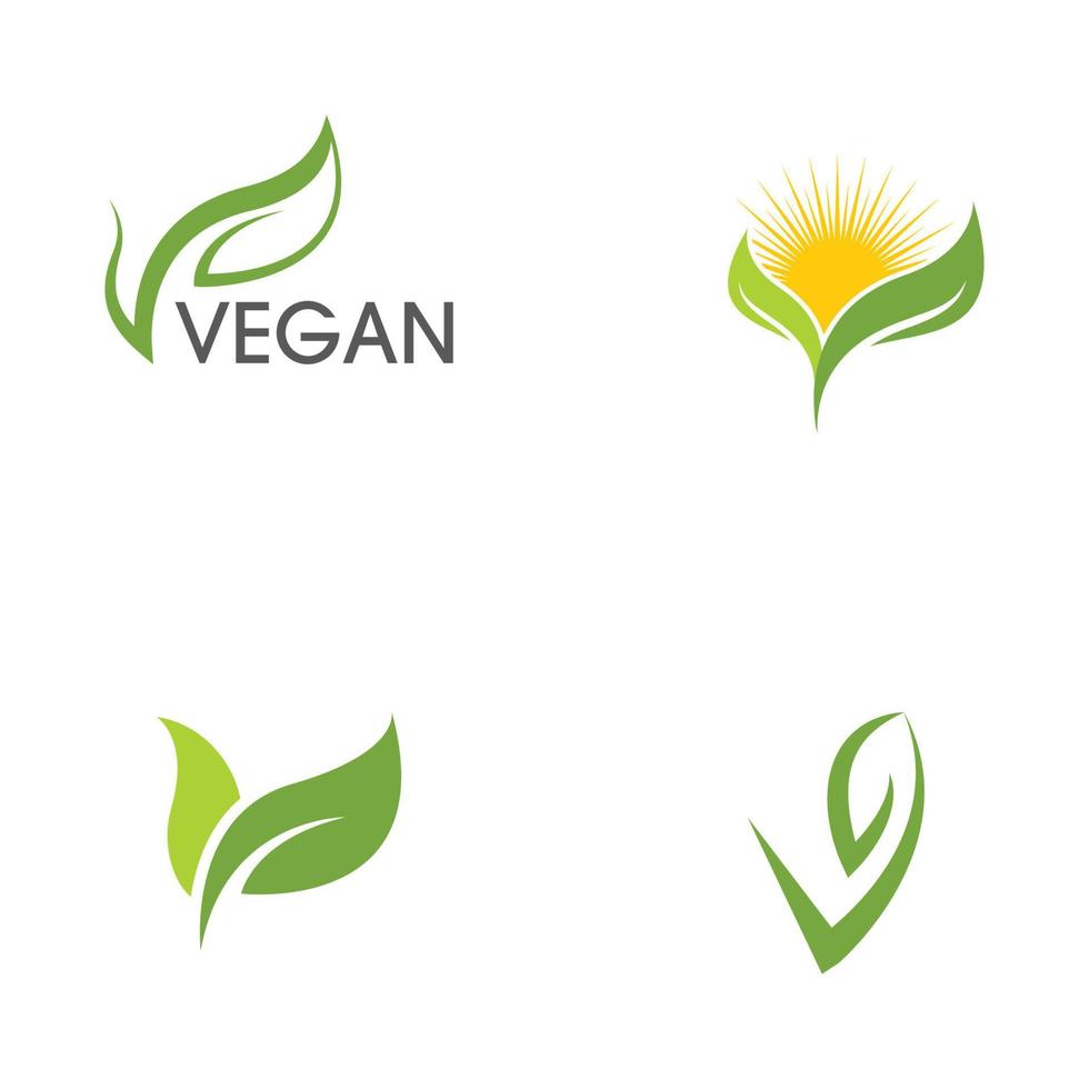 ilustração de ícone de vetor vegano