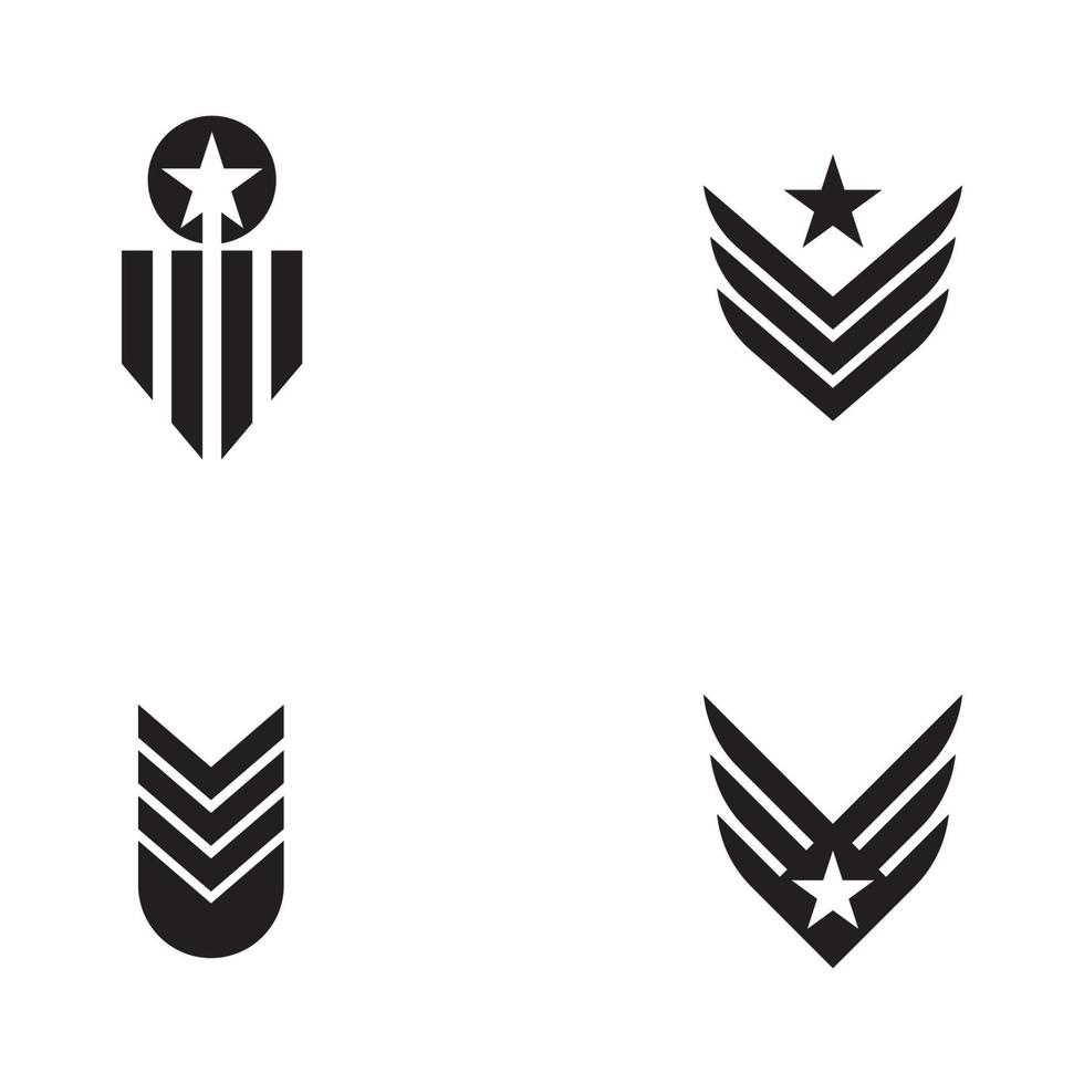 ícone de vetor militar do exército