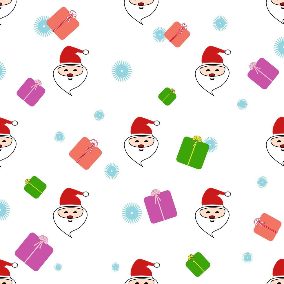 padrão de Natal sem costura, conceito de amor. design para papel de embrulho, padrão de tecido, plano de fundo, cartão, cupons, banner, usado para decorar o feliz natal e feliz ano novo. vetor