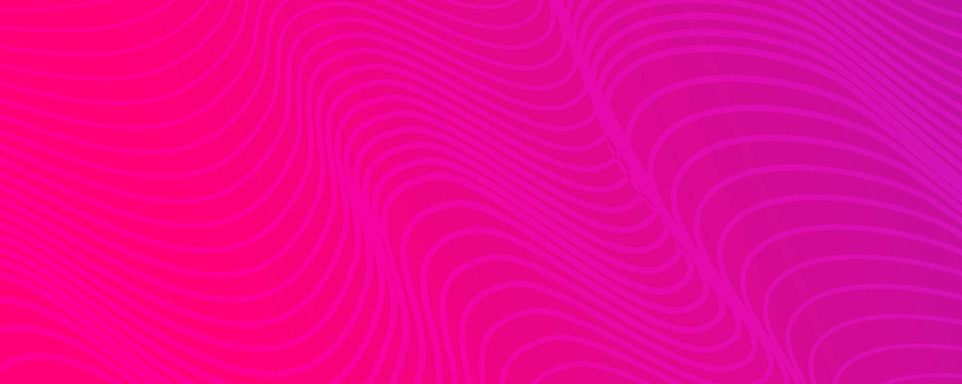 fundo gradiente colorido moderno com linhas de onda. cenário de apresentação abstrato geométrico rosa. ilustração vetorial vetor