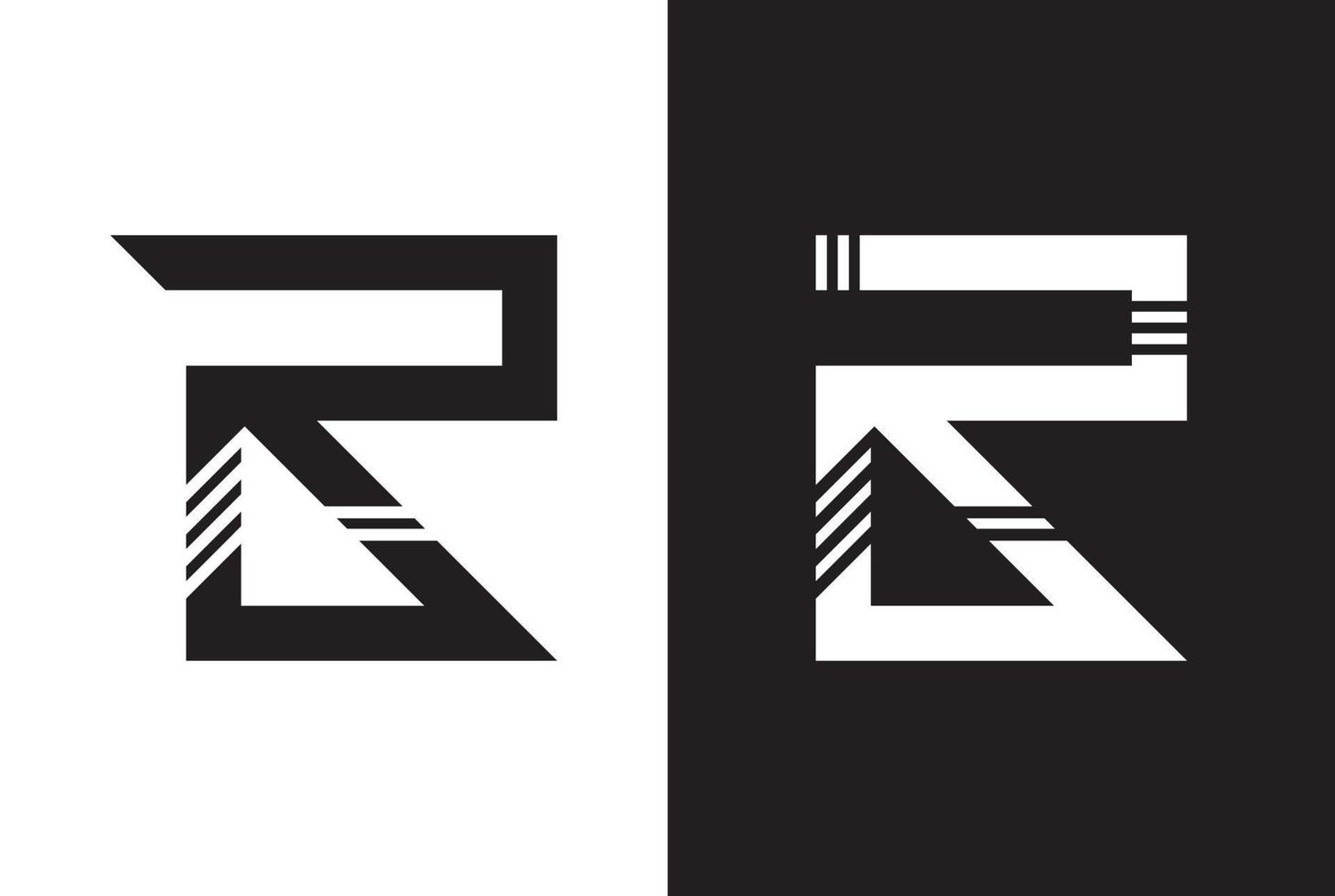 design de logotipo da letra r. identidade de marca corporativa vector r ícone e logotipo.