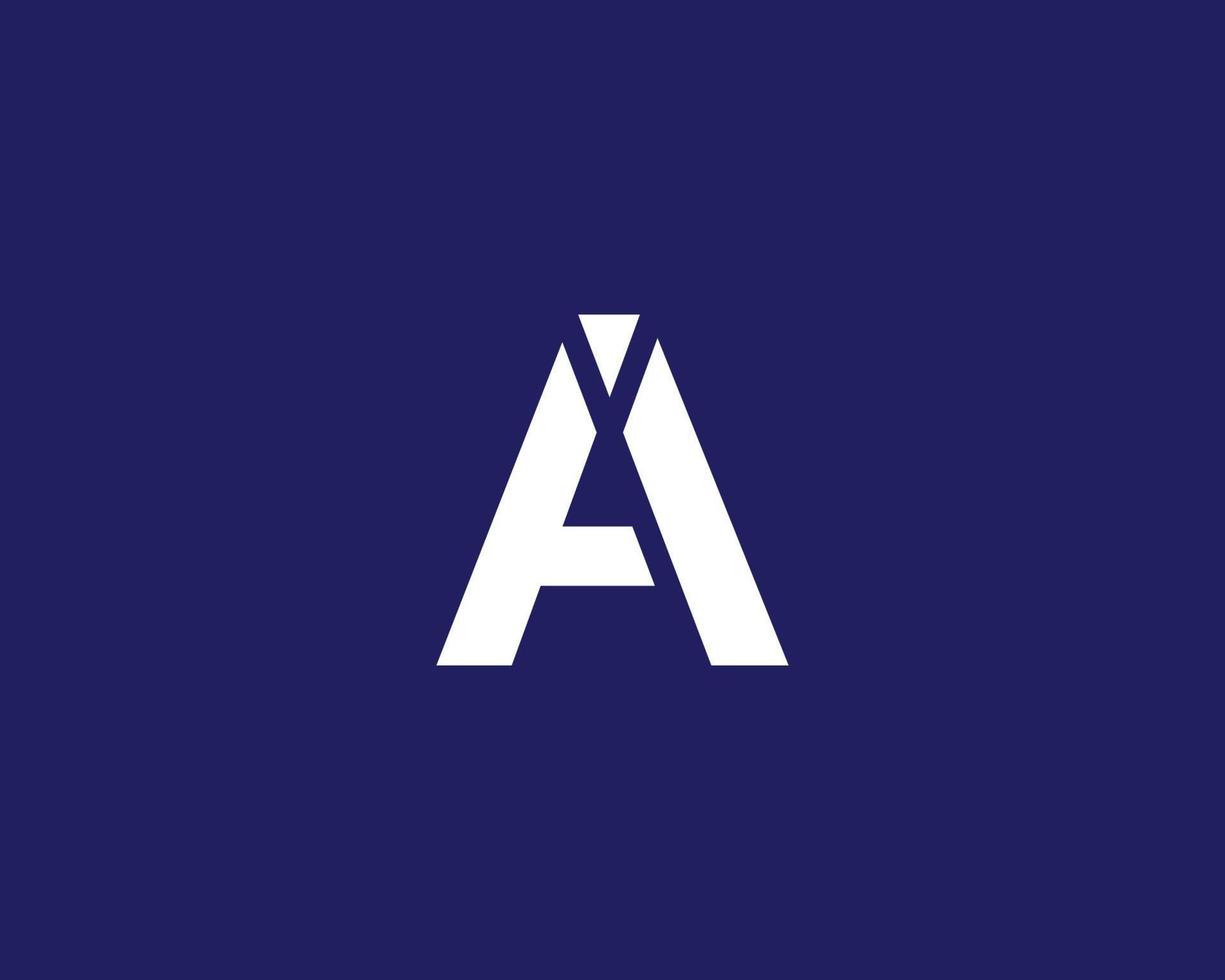 modelo de vetor de design de logotipo ai ia