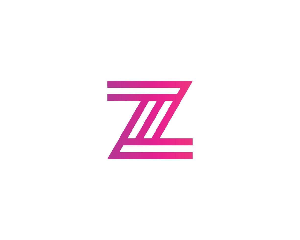 modelo de vetor de design de logotipo z