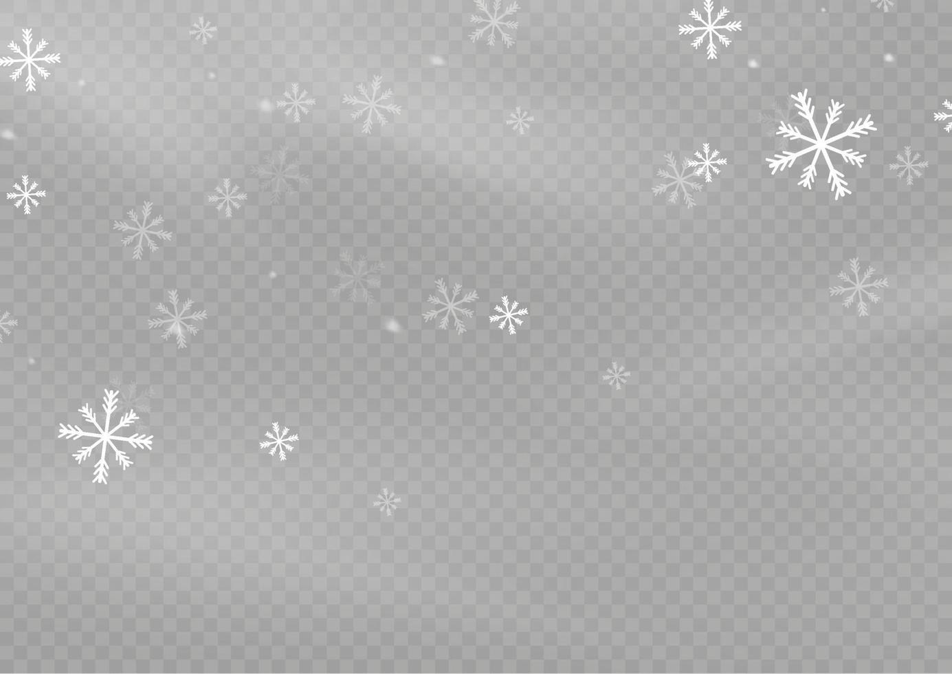 neve e vento. ilustração de element.vector decorativo gradiente branco. inverno e neve com neblina. vento e neblina. vetor