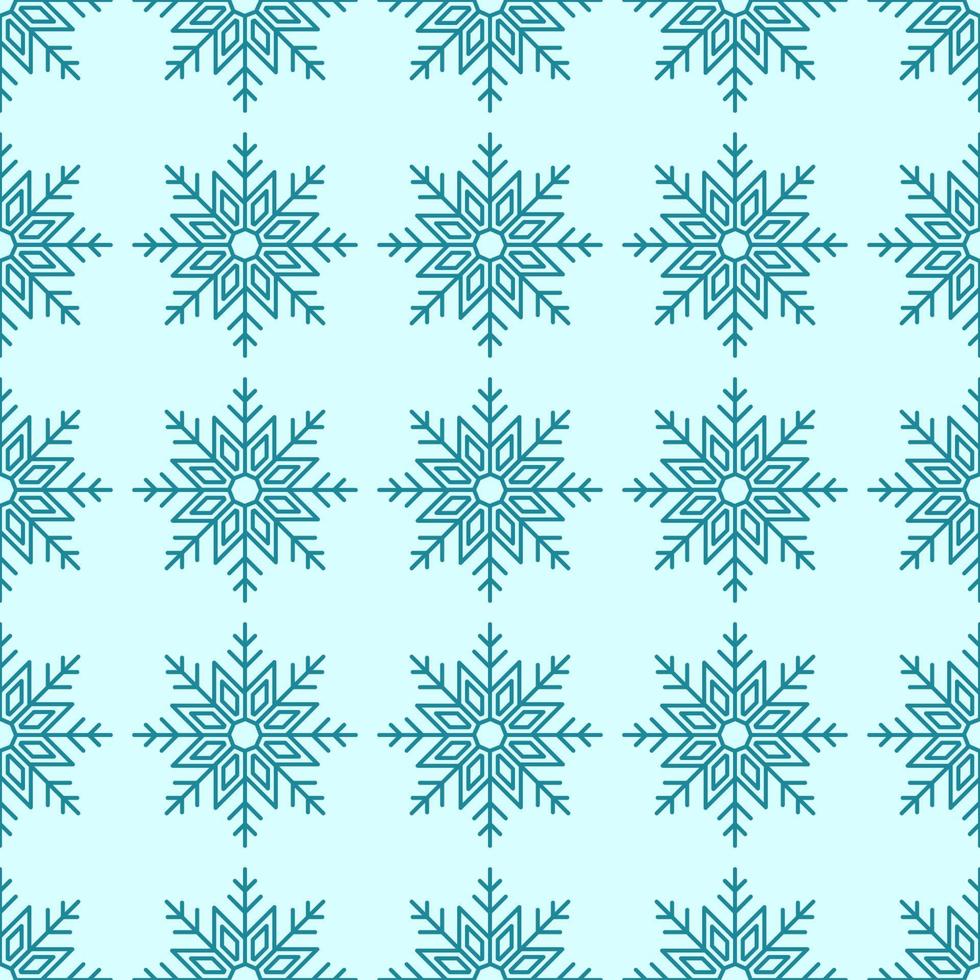 padrão sem emenda de vetor colorido de neve sobre fundo azul claro para têxteis, roupas, cartões postais