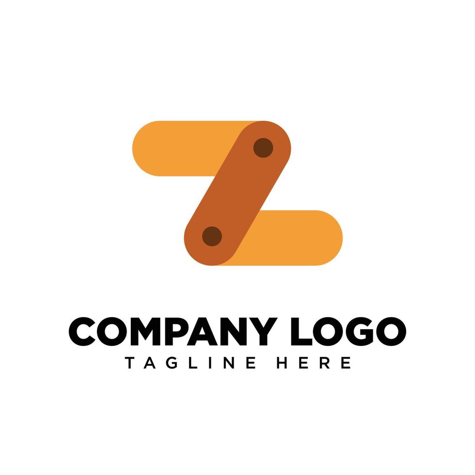 design de logotipo letra z adequado para empresa, comunidade, logotipos pessoais, logotipos de marca vetor